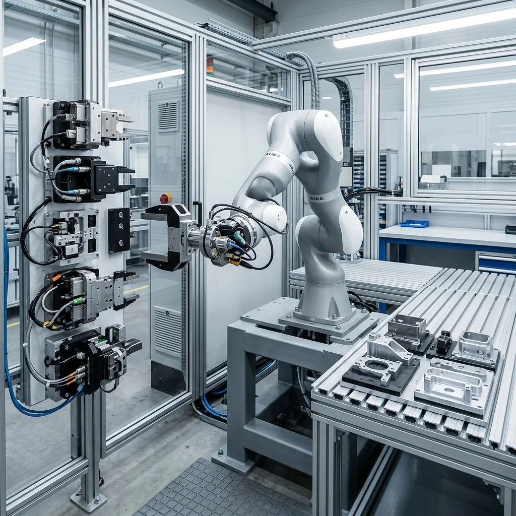 Designing a Robotic Cell for High-Mix Low-Volume (HMLV) Production