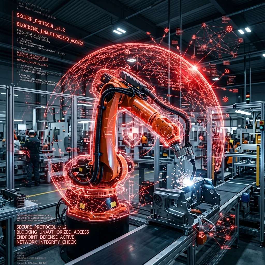 Industrial Robotics Cybersecurity: Mitigating Risks in Connected Factories